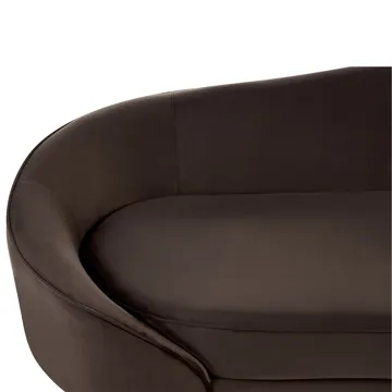3-seters sofa Savar - Mørkebrun - Møbler - Sofaer - Fløyelssofaer