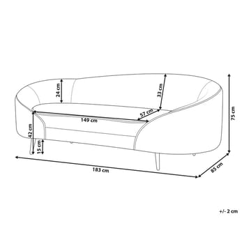 3-seters sofa Savar - Møbler - Sofaer - 3 seter sofa
