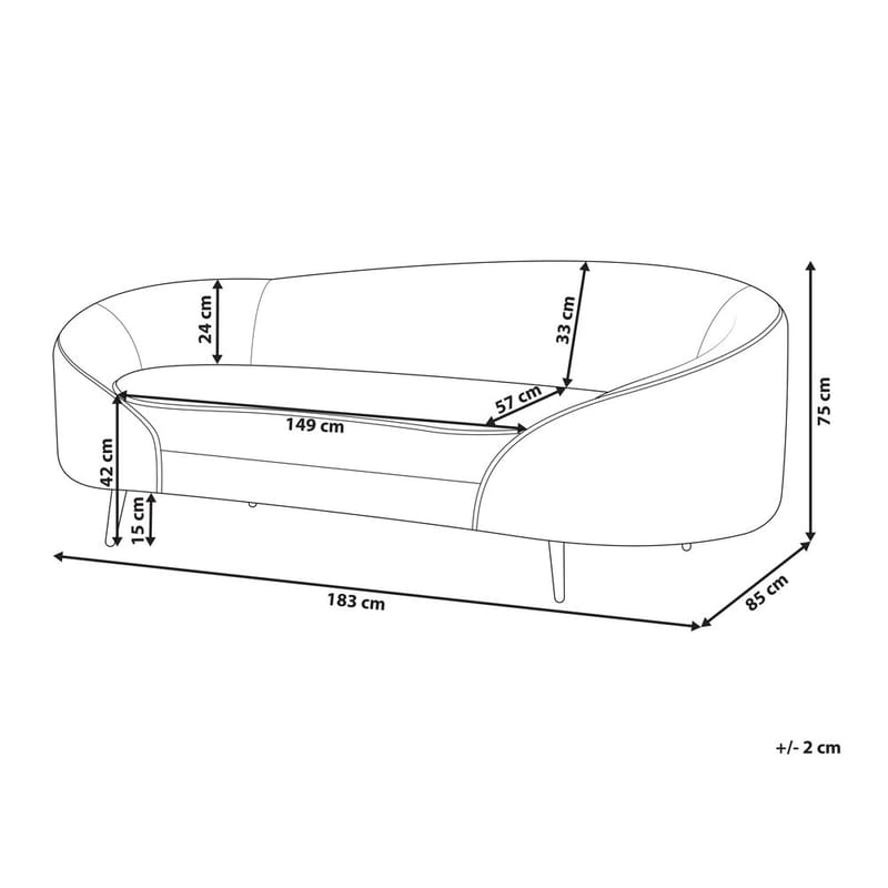 3-seters sofa Savar - Møbler - Sofaer - 3 seter sofa