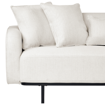 3-seters sofa Svanek - Off-White - Møbler - Sofaer - 3 seter sofa