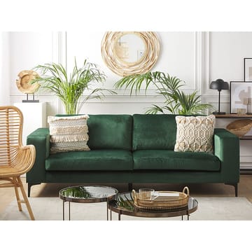 3-seters sofa Vadstena - Grønn, Svart/Fløyel - Møbler - Sofaer - Fløyelssofaer