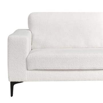 3-seters sofa Vadstena - Hvit, Svart/Bouclé - Møbler - Sofaer - 3 seter sofa