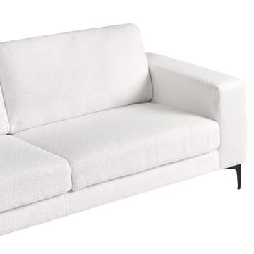 3-seters sofa Vadstena - Hvit, Svart/Bouclé - Møbler - Sofaer - 3 seter sofa