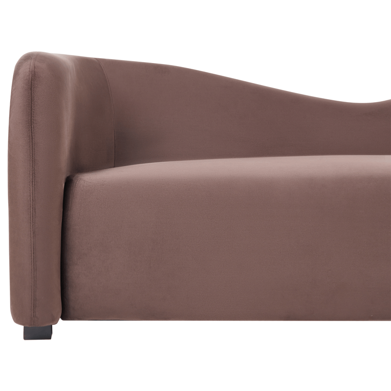 3-seters sofa Veltada - Mørkebrun - Møbler - Sofaer - Fløyelssofaer