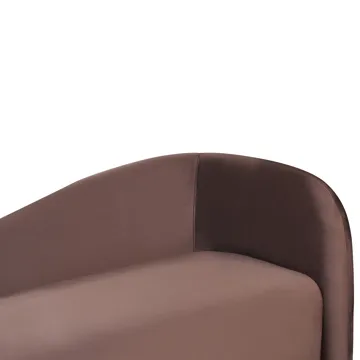 3-seters sofa Veltada - Mørkebrun - Møbler - Sofaer - Fløyelssofaer