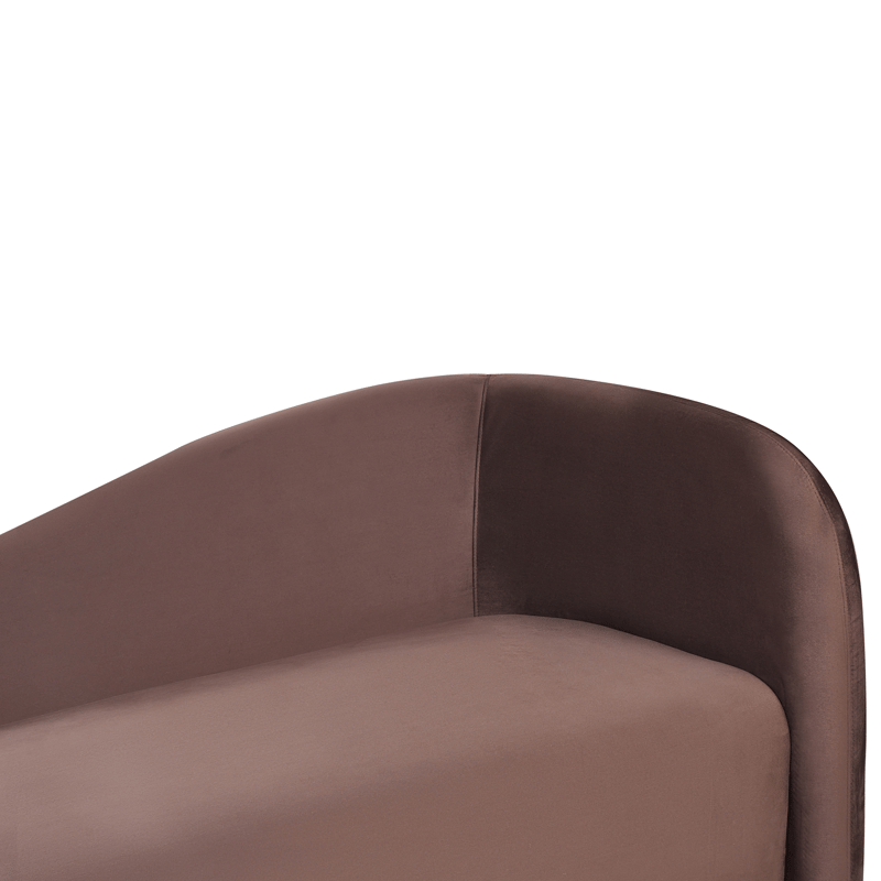 3-seters sofa Veltada - Mørkebrun - Møbler - Sofaer - Fløyelssofaer