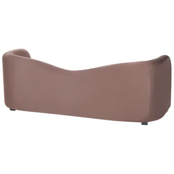 3-seters sofa Veltada - Mørkebrun - Møbler - Sofaer - Fløyelssofaer