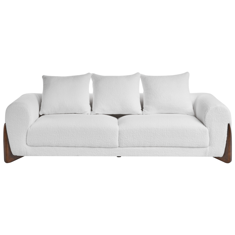 3-seters sofa Vinliden - Hvit - Møbler - Sofaer - 3 seter sofa