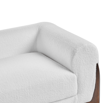 3-seters sofa Vinliden - Hvit - Møbler - Sofaer - 3 seter sofa
