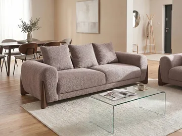 3-seters sofa Vinliden - Mørkebrun, brun - Møbler - Sofaer - 3 seter sofa
