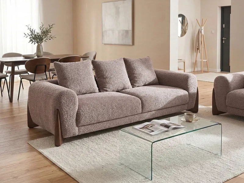 3-seters sofa Vinliden - Mørkebrun, brun - Møbler - Sofaer - 3 seter sofa