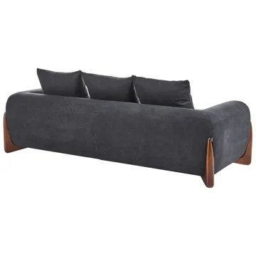 3-seters sofa Vinliden - Mørkebrun, svart - Møbler - Sofaer - 3 seter sofa