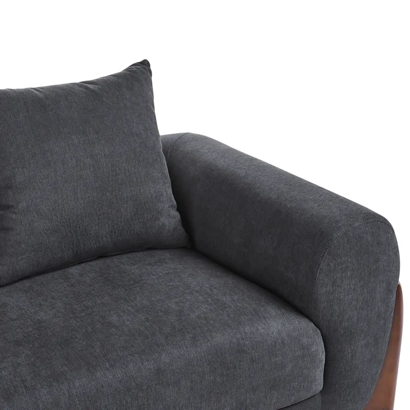 3-seters sofa Vinliden - Mørkebrun, svart - Møbler - Sofaer - 3 seter sofa
