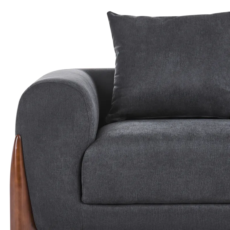 3-seters sofa Vinliden - Mørkebrun, svart - Møbler - Sofaer - 3 seter sofa