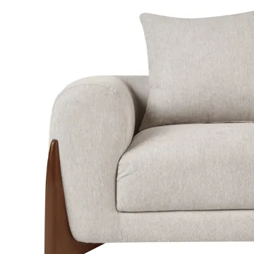 3-seters sofa Vinliden - Mørkebrun, taupe - Møbler - Sofaer - 3 seter sofa