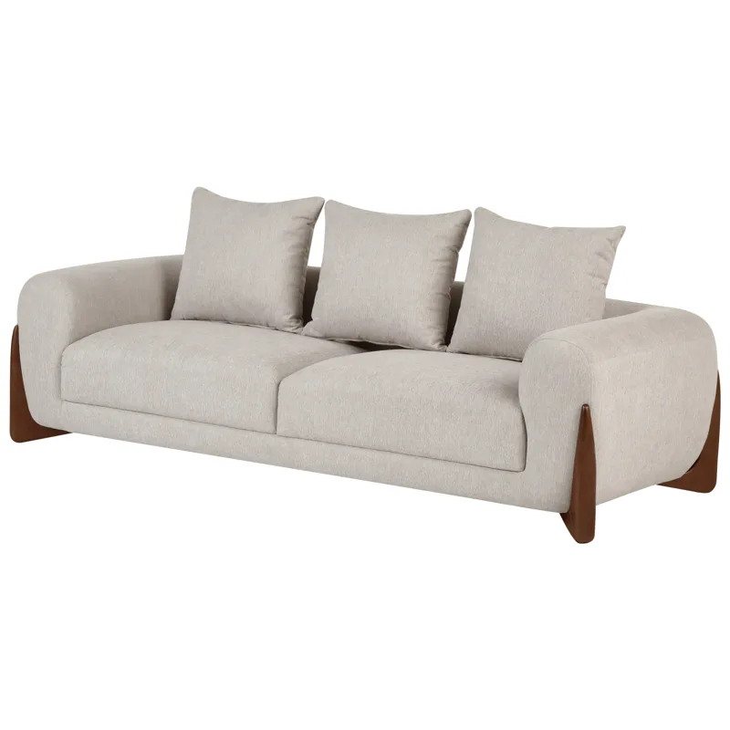 3-seters sofa Vinliden - Mørkebrun, taupe - Møbler - Sofaer - 3 seter sofa