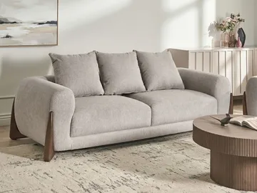 3-seters sofa Vinliden - Mørkebrun, taupe - Møbler - Sofaer - 3 seter sofa
