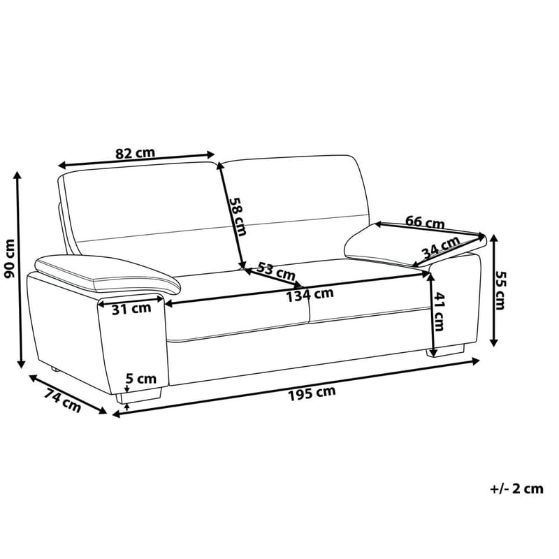 3-seters sofa Vogar - Møbler - Sofaer - 3 seter sofa