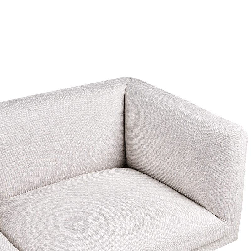 3-seters sofa Vorgod Stoff - Lys beige - Møbler - Sofaer - 3 seter sofa