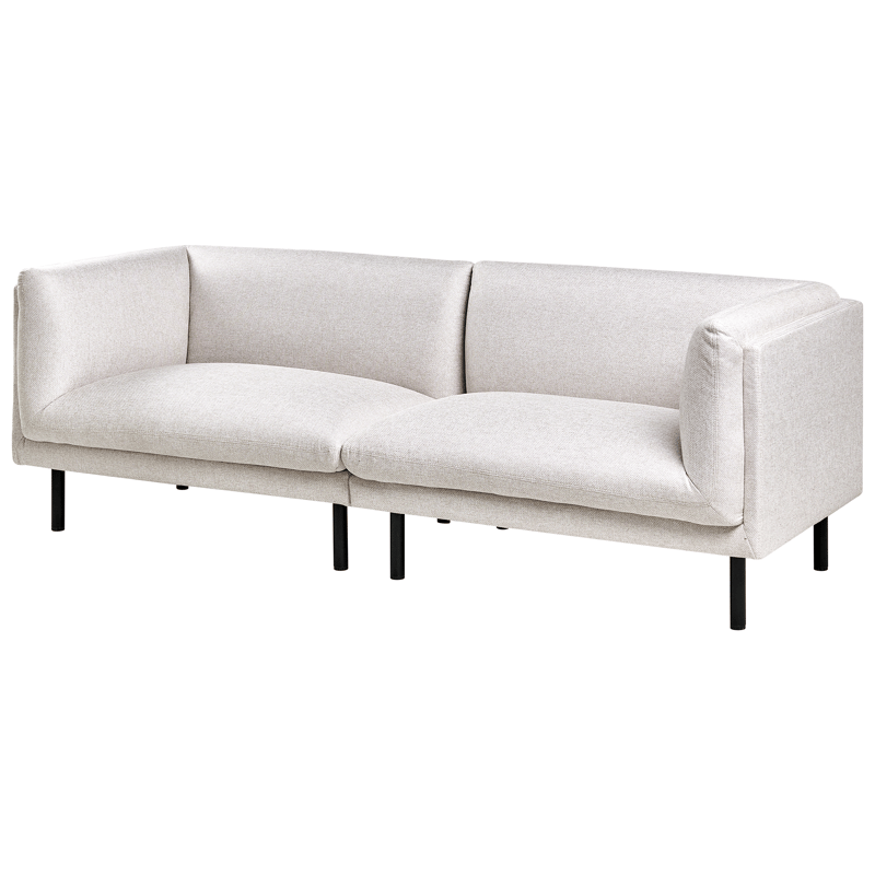 3-seters sofa Vorgod Stoff - Lys beige - Møbler - Sofaer - 3 seter sofa