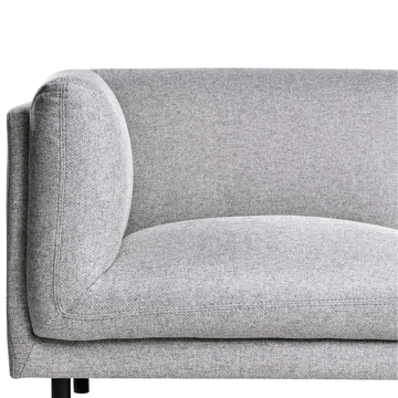 3-seters sofa Vorgod Stoff - Lysegrå - Møbler - Sofaer - 3 seter sofa