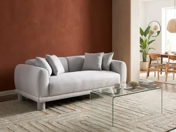 3-seters sofa Pori - Lysegrå - Møbler - Sofaer - 3 seter sofa