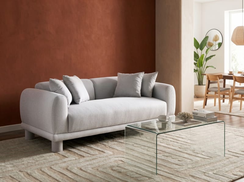 3-seters sofa Pori - Lysegrå - Møbler - Sofaer - 3 seter sofa