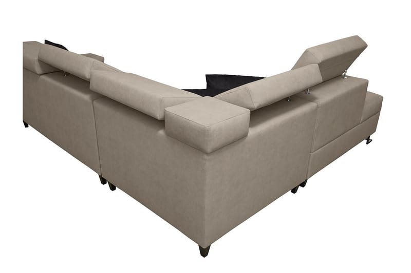 3-seters Sovesofa Høyre - Beige - Møbler - Sofaer - Fløyelssofaer