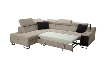 3-seters Sovesofa Høyre - Blå - Møbler - Sofaer - Fløyelssofaer