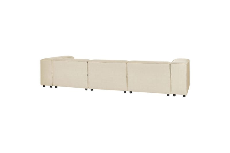 3-sits Hörnsoffa med fotpall Beliani Aprica Högervänd Left-faced - Møbler - Sofaer - Sofaer med sjeselong - 3 seters sofa med divan