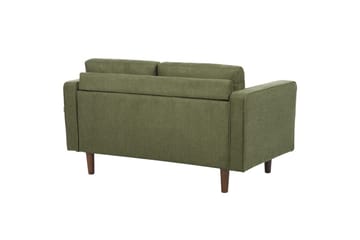 3-sits Soffgrupp Beliani Nurmo Beige/mörkt trä Green, Dark colored wood - Møbler - Sofaer - Sofagrupper