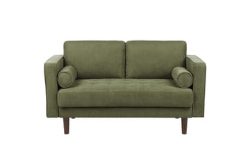 3-sits Soffgrupp Beliani Nurmo Beige/mörkt trä Green, Dark colored wood - Møbler - Sofaer - Sofagrupper
