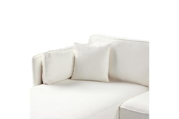 3-sitssoffa Beliani Altan Brun, Svart, Högervänd NO_BRAND White||Black Left-faced - Møbler - Sofaer - Sofaer med sjeselong - 3 seters sofa med divan