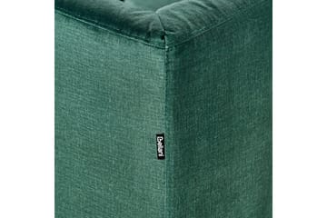 3-sitssoffa Beliani Byske Beige, mörkt trä Green||Dark colored wood - Møbler - Sofaer - 3 seter sofa