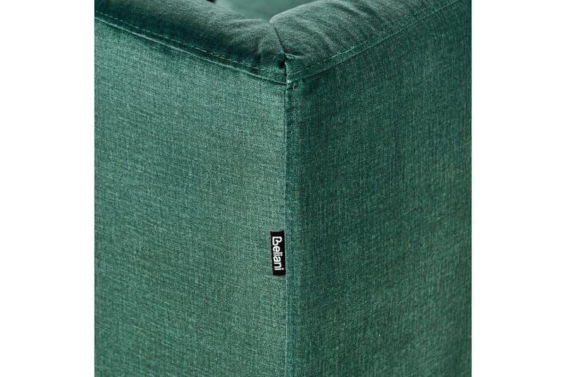 3-sitssoffa Beliani Byske Beige, mörkt trä Green||Dark colored wood - Møbler - Sofaer - 3 seter sofa