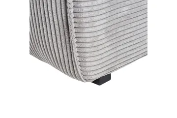 3-sitssoffa Beliani Dolva Grå, svart, Vänstervänd Grey - Grå - Møbler - Sofaer - Sofaer med sjeselong - 3 seters sofa med divan