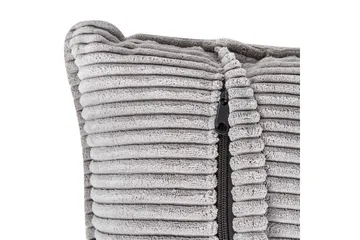 3-sitssoffa Beliani Dolva Grå, svart, Vänstervänd Grey - Grå - Møbler - Sofaer - Sofaer med sjeselong - 3 seters sofa med divan