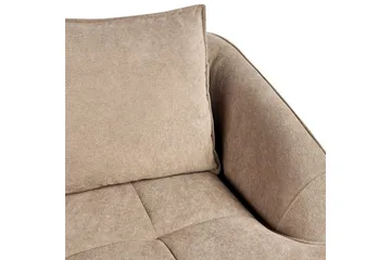 3-sitssoffa Beliani Hobro Brun, Svart Brown||Black - Møbler - Sofaer - 3 seter sofa