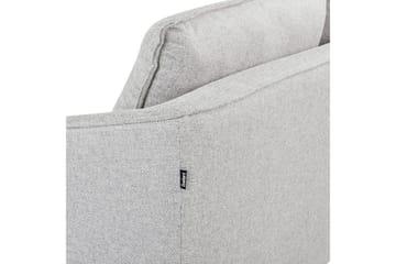 3-sitssoffa Beliani Hobro Brun, Svart NO_BRAND Grey||Black - Møbler - Sofaer - 3 seter sofa