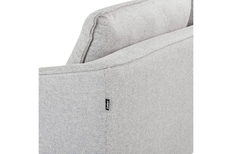 3-sitssoffa Beliani Hobro Brun, Svart NO_BRAND Grey||Black - Møbler - Sofaer - 3 seter sofa
