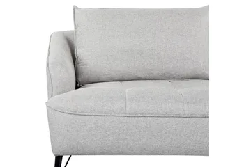 3-sitssoffa Beliani Hobro Brun, Svart NO_BRAND Grey||Black - Møbler - Sofaer - 3 seter sofa