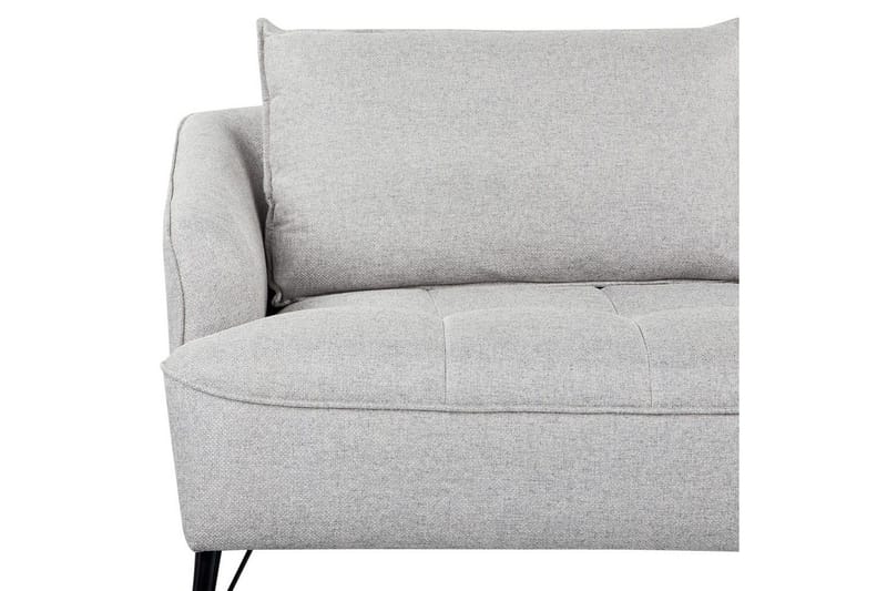 3-sitssoffa Beliani Hobro Brun, Svart NO_BRAND Grey||Black - Møbler - Sofaer - 3 seter sofa