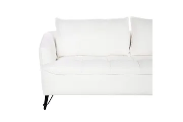 3-sitssoffa Beliani Hobro Brun, Svart NO_BRAND White||Black - Møbler - Sofaer - 3 seter sofa
