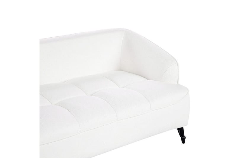 3-sitssoffa Beliani Hobro Brun, Svart NO_BRAND White||Black - Møbler - Sofaer - 3 seter sofa