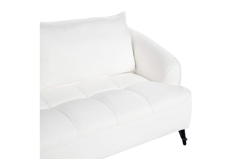 3-sitssoffa Beliani Hobro Brun, Svart NO_BRAND White||Black - Møbler - Sofaer - 3 seter sofa