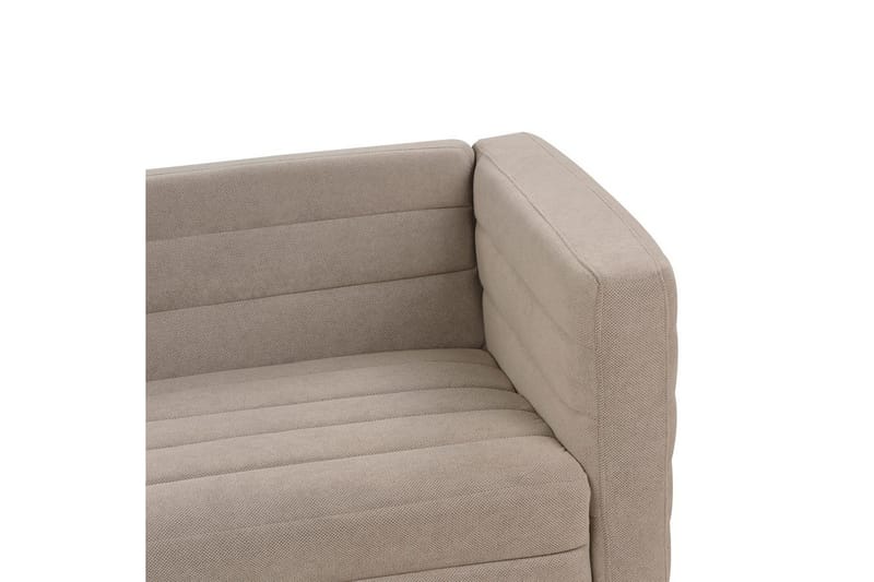 3-sitssoffa Beliani Hofn Beige, svart Beige||Black - Møbler - Sofaer - 3 seter sofa