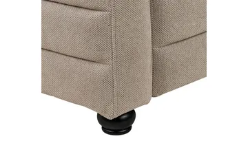 3-sitssoffa Beliani Hofn Beige, svart Beige||Black - Møbler - Sofaer - 3 seter sofa
