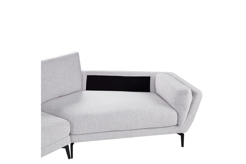 3-sitssoffa Beliani Kansseli Beige, svart Grey - Grå - Møbler - Sofaer - 3 seter sofa