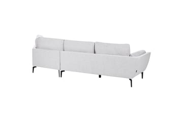 3-sitssoffa Beliani Kansseli Beige, svart Grey - Grå - Møbler - Sofaer - 3 seter sofa