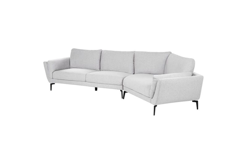 3-sitssoffa Beliani Kansseli Beige, svart Grey - Grå - Møbler - Sofaer - 3 seter sofa